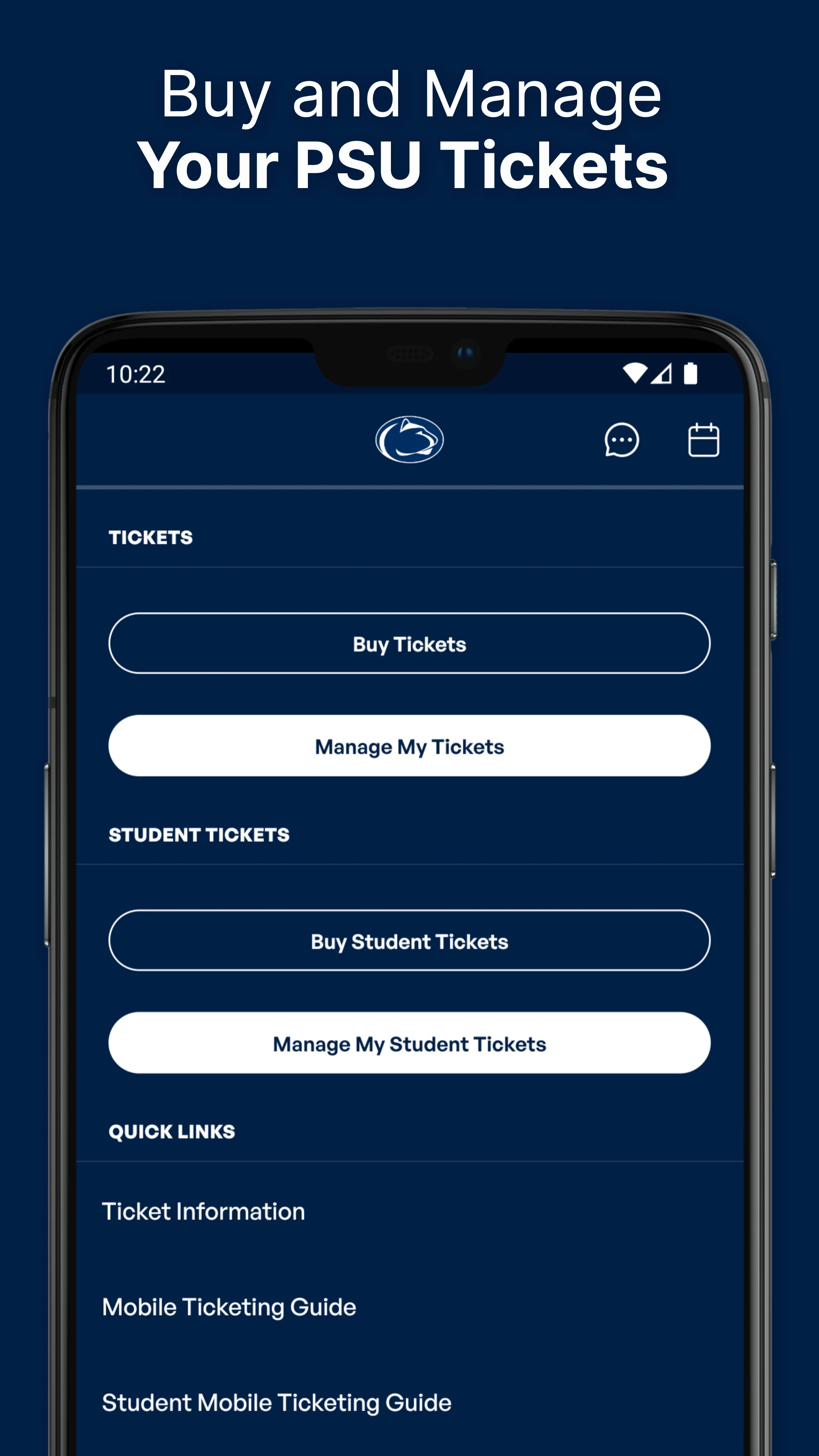 Penn State Nittany Lions screenshot