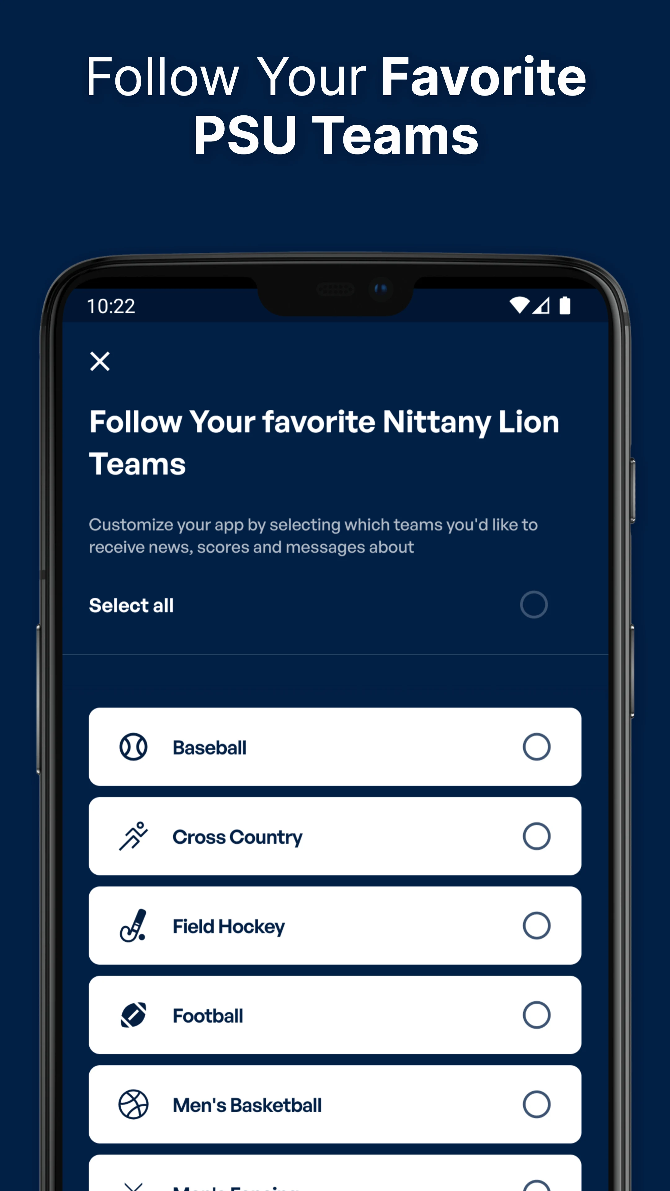Penn State Nittany Lions screenshot