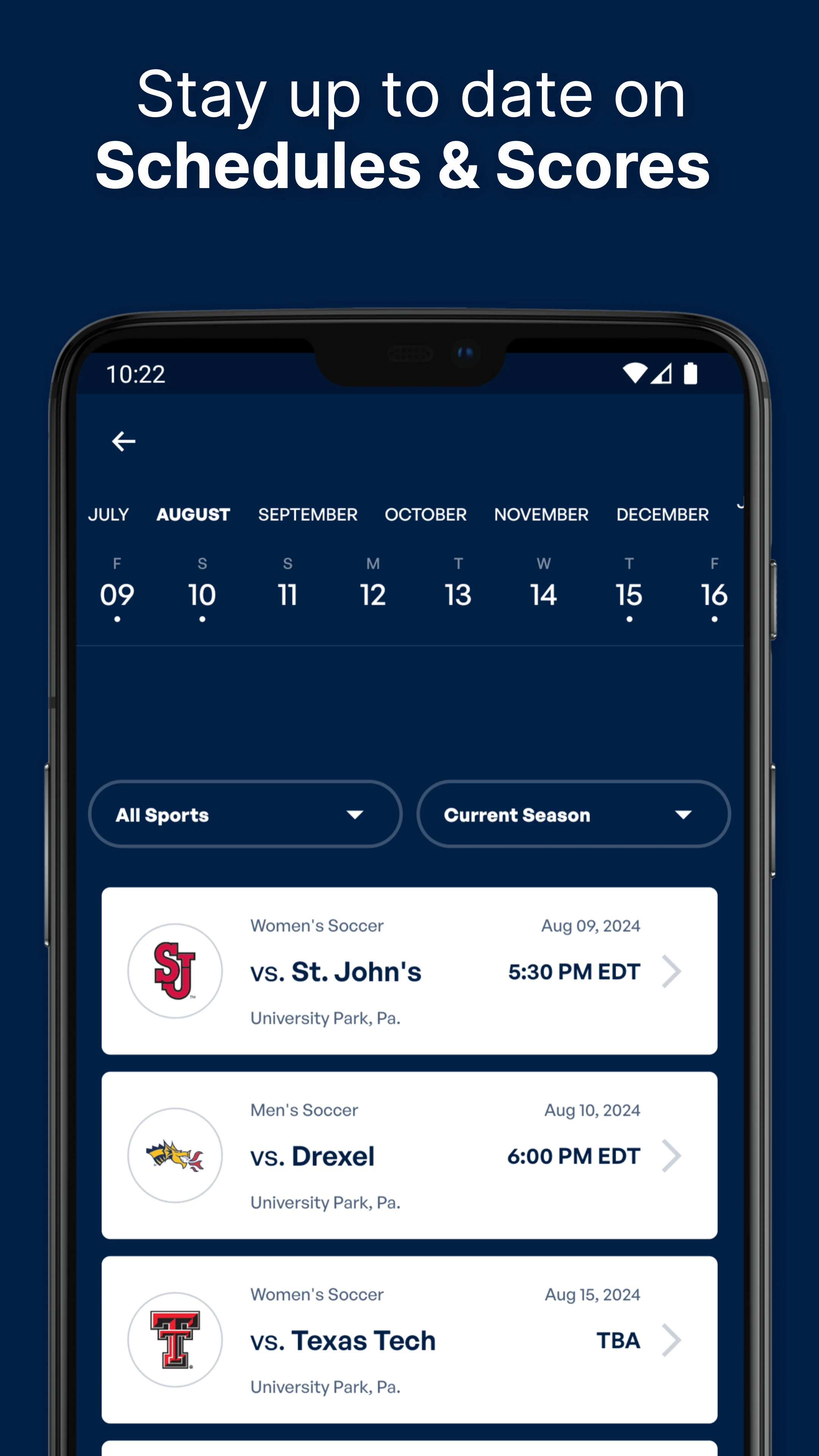 Penn State Nittany Lions screenshot